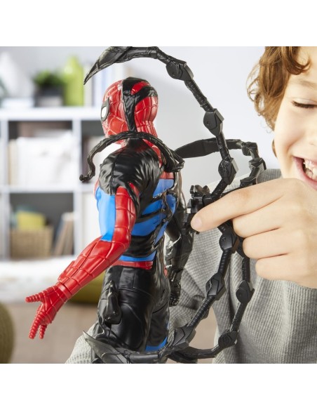 FIGURA DE ACCIÓN SPIDER-MAN VENOMVERSUS SPIDER-MAN TRANSFORMACIÓN LÍQUIDA