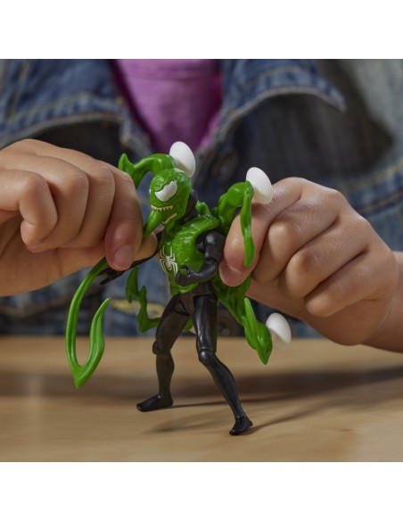 FIGURA DE ACCIÓN SPIDERMAN EPIC WORLD OF ACTION VENOMVERSUS MILES MORALES