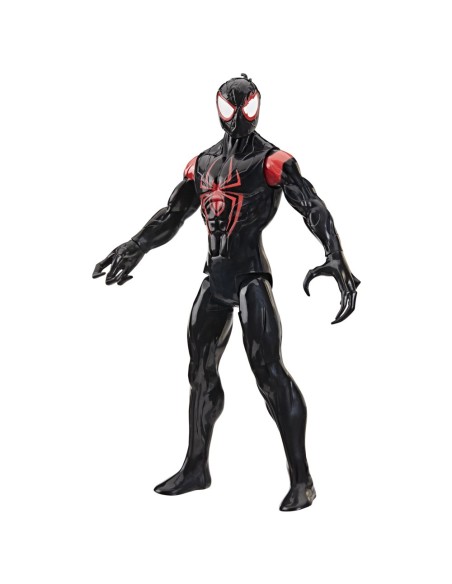 FIGURA DE ACCIÓN SPIDERMAN TITAN HERO SERIES VENOMVERSUS MILES MORALES