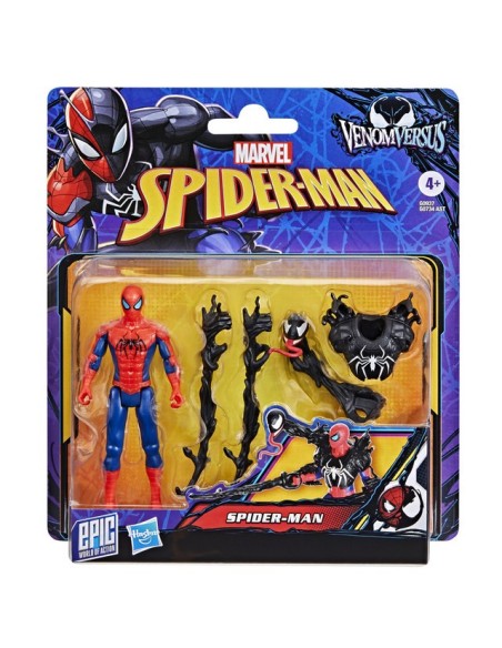 FIGURA DE ACCIÓN SPIDERMAN EPIC WORLD OF ACTION VENOMVERSUS SPIDER-MAN