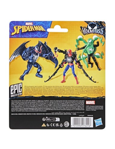 FIGURA DE ACCIÓN SPIDERMAN EPIC WORLD OF ACTION VENOMVERSUS SPIDER-MAN