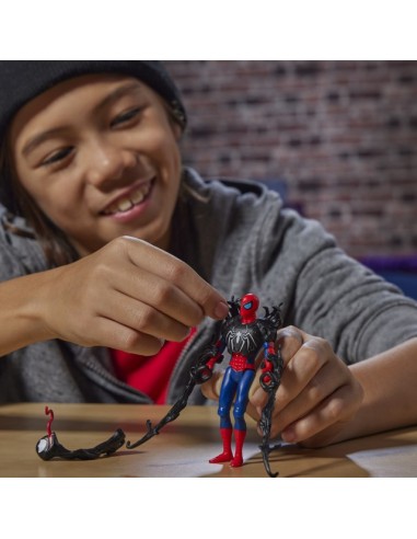 FIGURA DE ACCIÓN SPIDERMAN EPIC WORLD OF ACTION VENOMVERSUS SPIDER-MAN