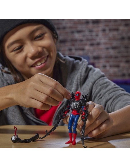 FIGURA DE ACCIÓN SPIDERMAN EPIC WORLD OF ACTION VENOMVERSUS SPIDER-MAN