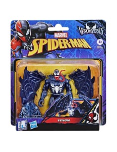 FIGURA DE ACCIÓN SPIDERMAN EPIC WORLD OF ACTION VENOMVERSUS VENOM 2