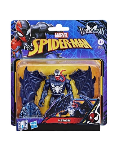 FIGURA DE ACCIÓN SPIDERMAN EPIC WORLD OF ACTION VENOMVERSUS VENOM