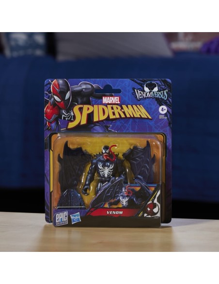 FIGURA DE ACCIÓN SPIDERMAN EPIC WORLD OF ACTION VENOMVERSUS VENOM