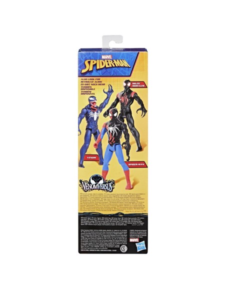 FIGURA DE ACCIÓN SPIDERMAN TITAN HERO SERIES VENOMVERSUS VENOM