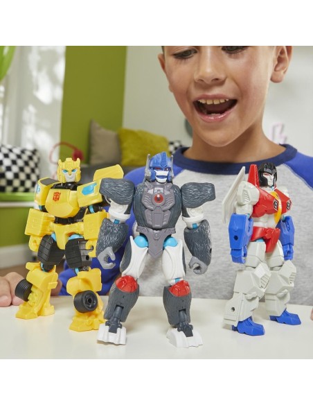 FIGURA DE ACCIÓN TRANSFORMERS MIXMASHERS BUMBLEBEE