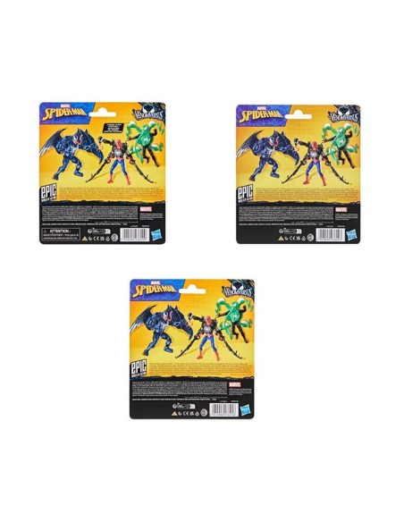 FIGURA DE ACCIÓN SPIDERMAN VENOMVERSUS EPIC WORLD OF ACTION SURTIDO