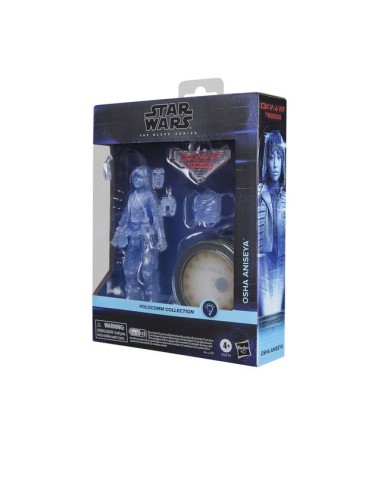 FIGURA DE ACCIÓN STAR WARS THE BLACK SERIES HOLOCOMM OSHA ANISEYA