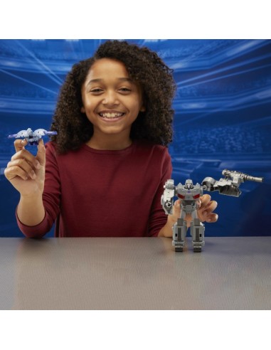 FIGURA DE ACCIÓN TRANSFORMERS ONE CORRE Y LANZA MEGATRON Y DECEPTICON WHIRLWING