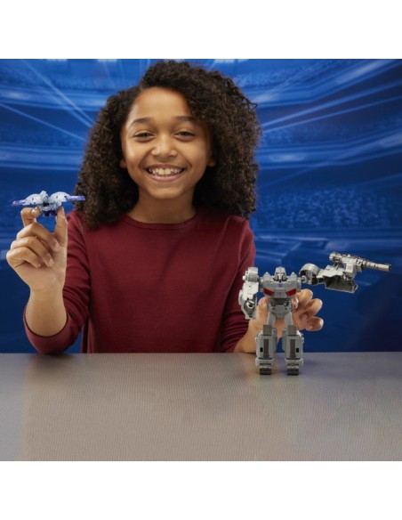 FIGURA DE ACCIÓN TRANSFORMERS ONE CORRE Y LANZA MEGATRON Y DECEPTICON WHIRLWING