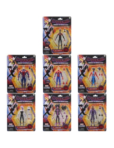 FIGURA DE ACCIÓN SPIDERMAN LEGENDS SERIES INTO THE SPIDER-VERSE &  ACROSS THE SPIDER-VERSE SURTIDO