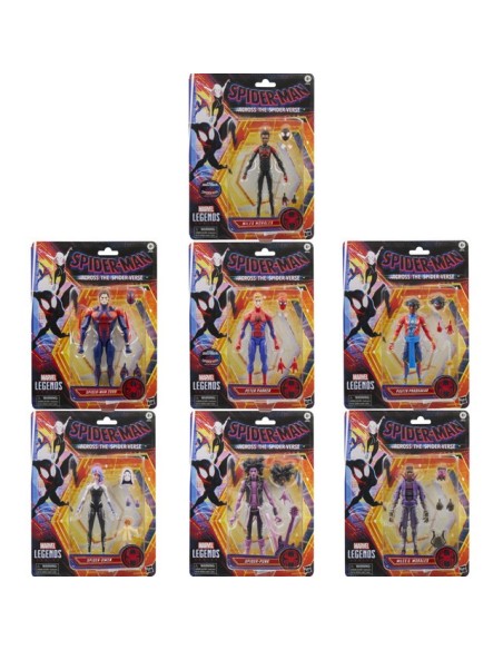 FIGURA DE ACCIÓN SPIDERMAN LEGENDS SERIES INTO THE SPIDER-VERSE &  ACROSS THE SPIDER-VERSE SURTIDO
