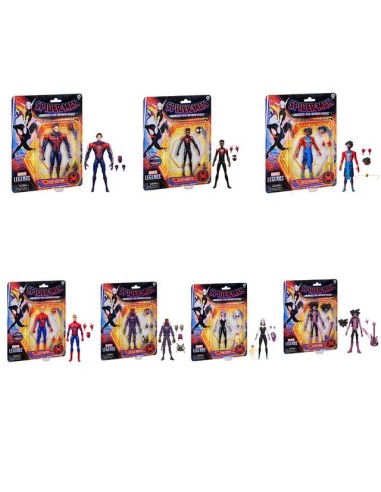 FIGURA DE ACCIÓN SPIDERMAN LEGENDS SERIES INTO THE SPIDER-VERSE &  ACROSS THE SPIDER-VERSE SURTIDO