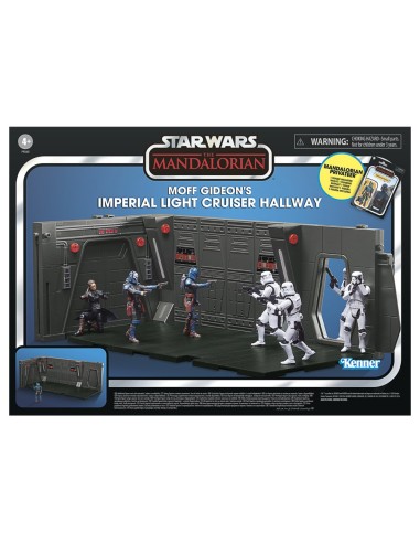 FIGURA DE ACCIÓN STAR WARS VINTAGE THE MANDALORIAN MOFF GIDEON’S IMPERIAL LIGHT CRUISER HALLWAY