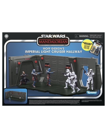 FIGURA DE ACCIÓN STAR WARS VINTAGE THE MANDALORIAN MOFF GIDEON’S IMPERIAL LIGHT CRUISER HALLWAY