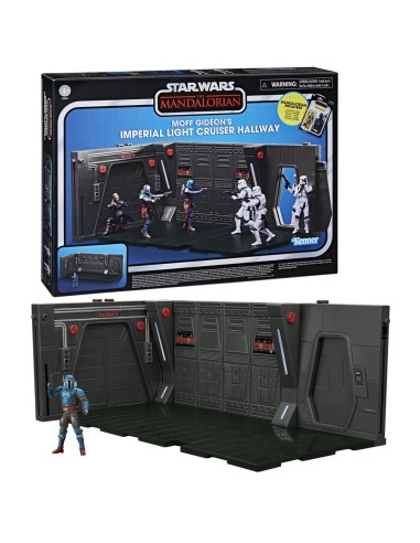 FIGURA DE ACCIÓN STAR WARS VINTAGE THE MANDALORIAN MOFF GIDEON’S IMPERIAL LIGHT CRUISER HALLWAY