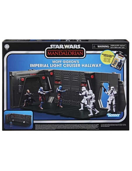 FIGURA DE ACCIÓN STAR WARS VINTAGE THE MANDALORIAN MOFF GIDEON’S IMPERIAL LIGHT CRUISER HALLWAY