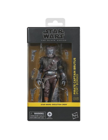FIGURA DE ACCIÓN STAR WARS THE BLACK SERIES SKELETON CREW PIRATE CAPTAIN BRUTUS (PORT BORGO)