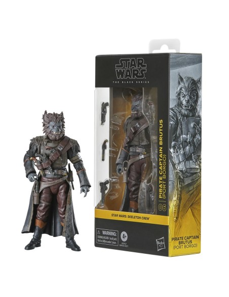 FIGURA DE ACCIÓN STAR WARS THE BLACK SERIES SKELETON CREW PIRATE CAPTAIN BRUTUS (PORT BORGO)