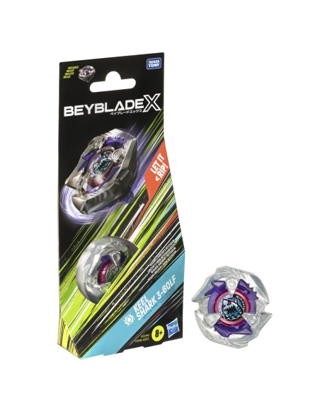 TROMPO BEYBLADE X KIT DE REFUERZO KEEL SHARK 3-60LF