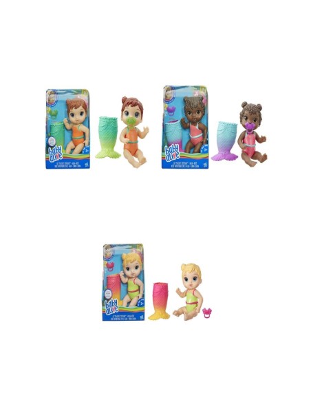MUÑECA BABY ALIVE BEBE AVENTURAS EN EL AGUA SURTIDO