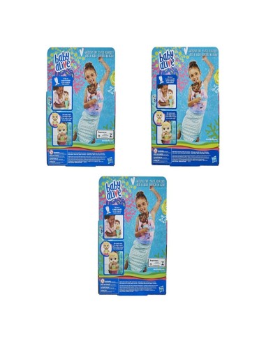 MUÑECA BABY ALIVE BEBE AVENTURAS EN EL AGUA SURTIDO