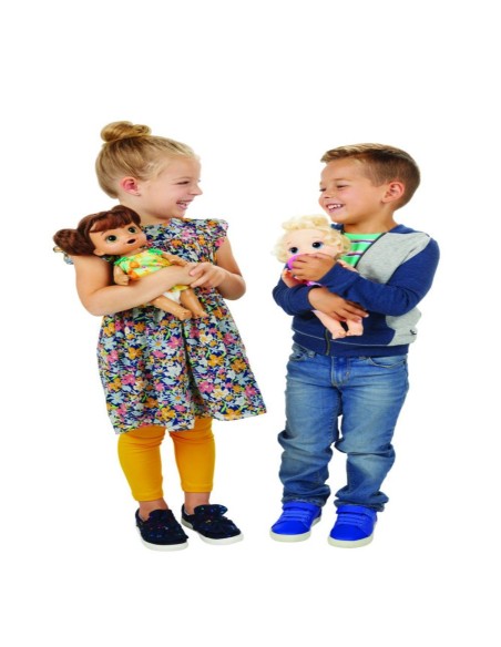 MUÑECA BABY ALIVE BEBÉ BATIDOS MÁGICOS FRESA CABELLO RUBIO