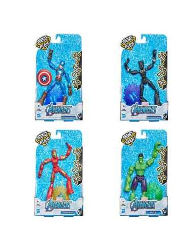 FIGURA AVENGERS BEND AND FLEX SURTIDO