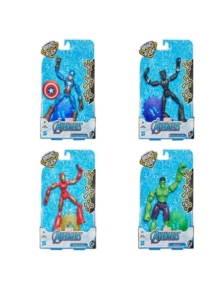 FIGURA AVENGERS BEND AND FLEX SURTIDO