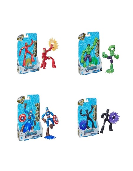 FIGURA AVENGERS BEND AND FLEX SURTIDO