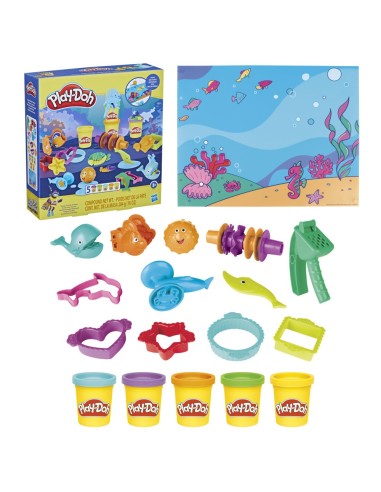 MASAS PLAY DOH AMIGOS DEL MAR