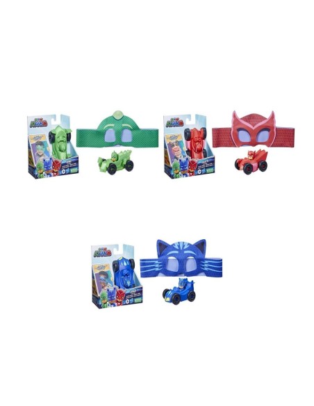 FIGURA PJ MASKS AUTO Y MASCARA SURTIDO