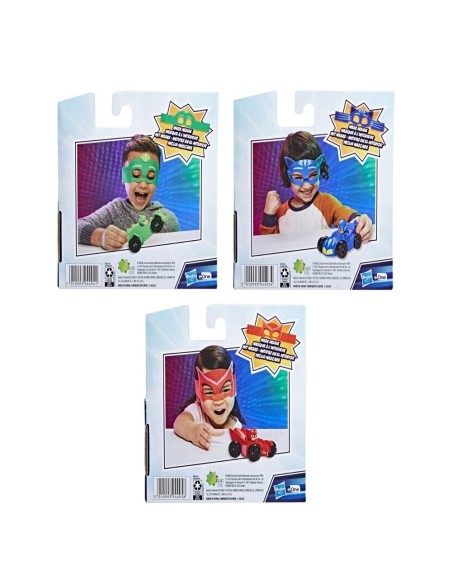 FIGURA PJ MASKS AUTO Y MASCARA SURTIDO