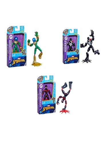 FIGURA SPIDERMAN BEND AND FLEX MISSIONS SURTIDO