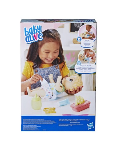 MUÑECA BABY ALIVE BEBÉ CAMBIO DE PAÑAL CABELLO RUBIO