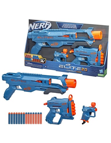 LANZADOR NERF ELITE 2.0 SET LOADOUT