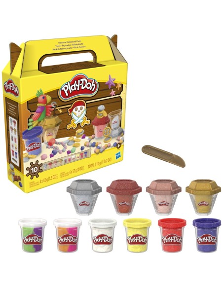 MASAS PLAY DOH PACK DE TESORO PIRATA