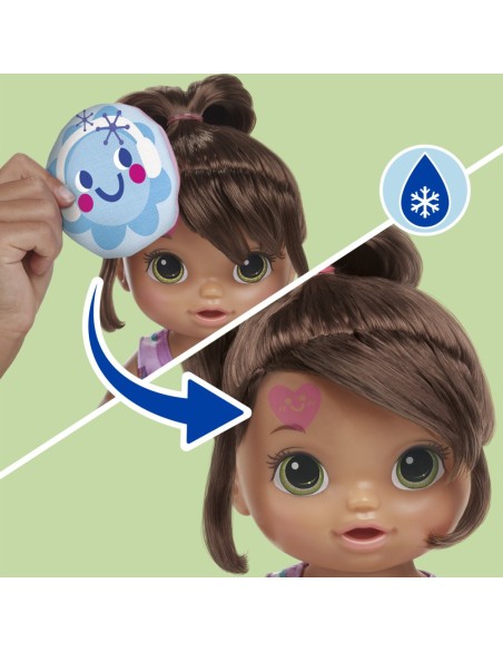 MUÑECA BABY ALIVE BELLA VISITA MÉDICA CABELLO CASTAÑO