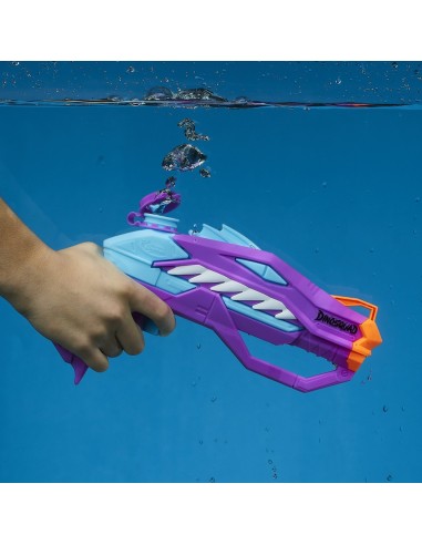 LANZADOR DE AGUA SUPER SOAKER DINOSQUAD SET DOBLE RAPTOR-SURGE
