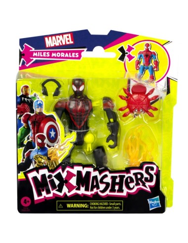 FIGURA DE ACCIÓN SPIDERMAN MIXMASHERS MILES MORALES