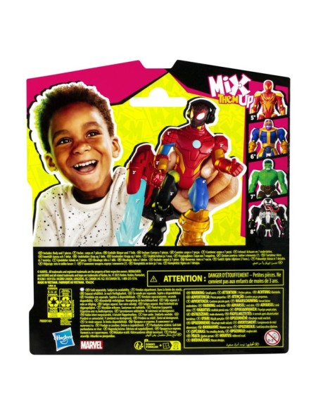 FIGURA DE ACCIÓN SPIDERMAN MIXMASHERS MILES MORALES