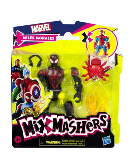 FIGURA DE ACCIÓN SPIDERMAN MIXMASHERS MILES MORALES