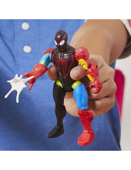 FIGURA DE ACCIÓN SPIDERMAN MIXMASHERS MILES MORALES