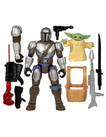 FIGURA DE ACCIÓN STAR WARS MIXMASHERS EL MANDALORIANO Y GROGU