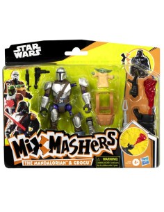 FIGURA DE ACCIÓN STAR WARS MIXMASHERS EL MANDALORIANO Y GROGU 2