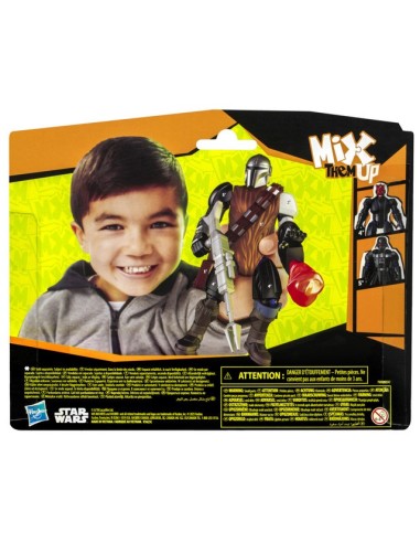 FIGURA DE ACCIÓN STAR WARS MIXMASHERS EL MANDALORIANO Y GROGU