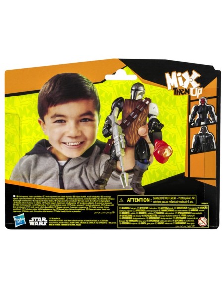FIGURA DE ACCIÓN STAR WARS MIXMASHERS EL MANDALORIANO Y GROGU