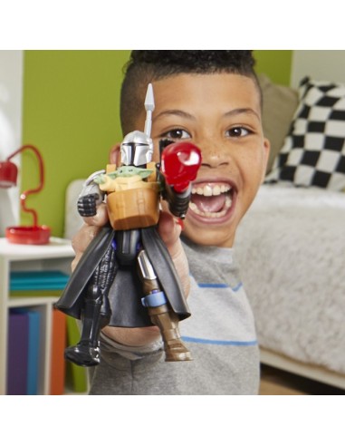 FIGURA DE ACCIÓN STAR WARS MIXMASHERS EL MANDALORIANO Y GROGU